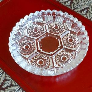 VINTAGE Italian crystal ashtrays